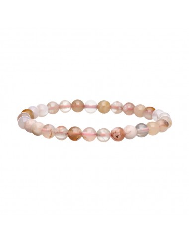 Bracelet d'agate Cherry Blossom 6mm