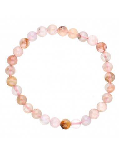 Bracelet d'agate Cherry Blossom 6mm