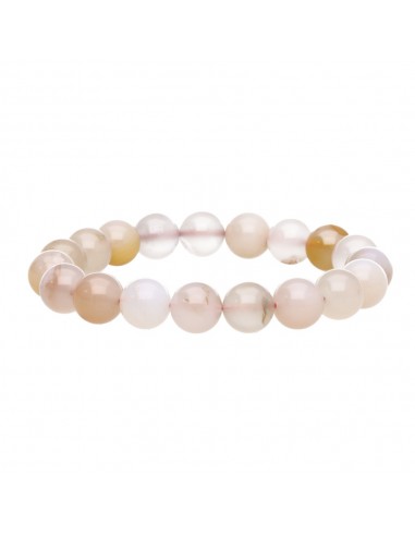 Cherry Blossom Agate Bracelet 10mm