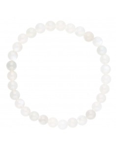 White Adularia Bracelet 6mm 2