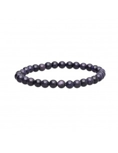 Goldstone Bracelet Blue 6mm