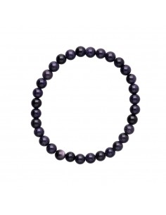 Goldstone Bracelet Blue 6mm 2