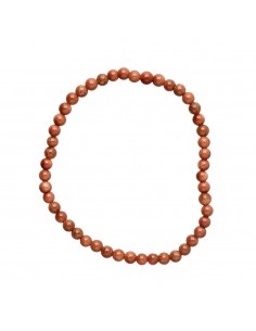 Bracelet en pierre d'or 4mm 2