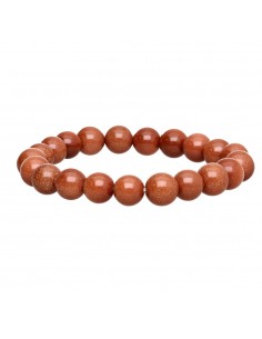Bracelet en pierre d'or 10mm