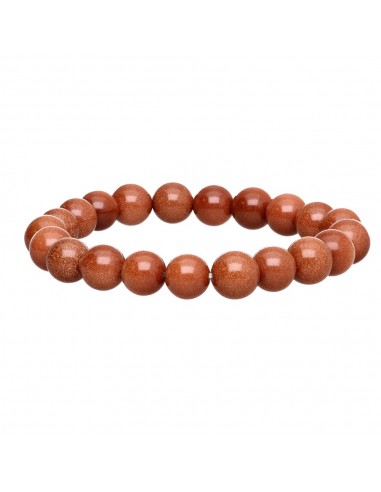 Bracelet en pierre d'or 10mm