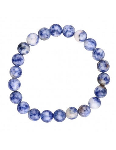 8mm Blue Spotted Jasper Bracelet