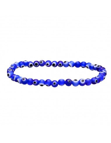 Pulsera de Ojo Turco Azul Oscuro 4mm