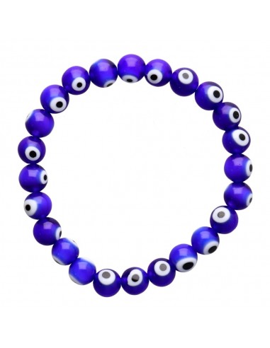 Pulsera de Ojo Turco Azul Oscuro 8mm