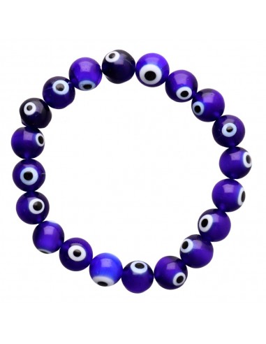 Dark Blue Turkish Eye Bracelet 10mm