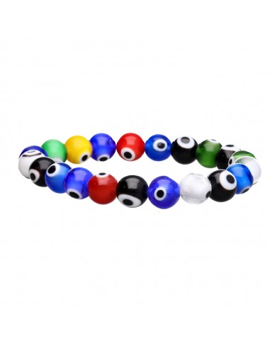 Bracelet œil turc multicolore 10mm