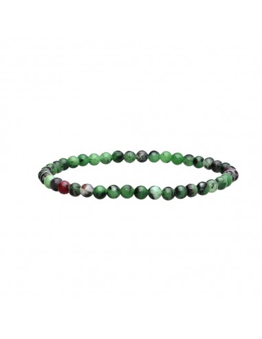 Bracelet de rubis zoisite 4mm
