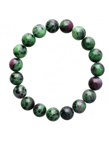 Pulsera de Rubí Zoisita 10mm