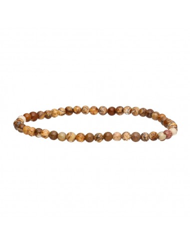 Bracelet d'agate folle 4mm