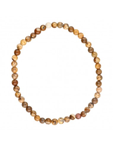 Bracelet d'agate folle 4mm