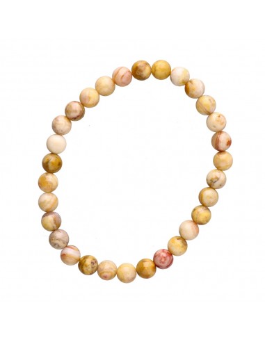 Pulseira de ágata louca 6mm