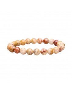 Bracelet d'agate folle 8mm