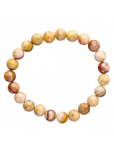 Pulseira de ágata louca 8mm