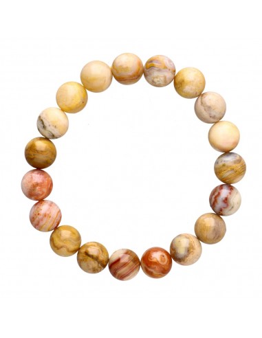 Pulseira de ágata louca 10mm