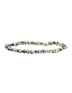 Pulseira de jaspe dálmata 4mm