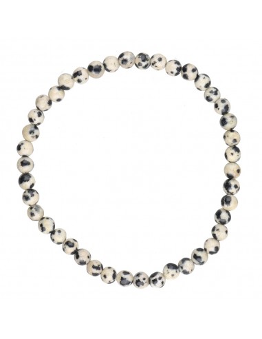 Pulseira de jaspe dálmata 4mm
