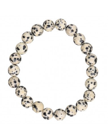 Pulseira de jaspe dálmata 8mm