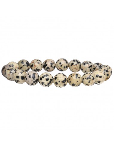 Pulseira de jaspe dálmata 10mm