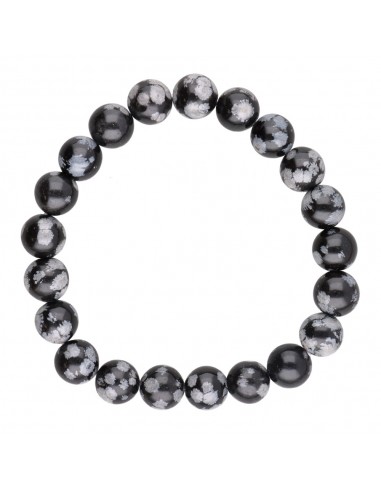 Bracelet d'obsidienne du Nevada 10mm