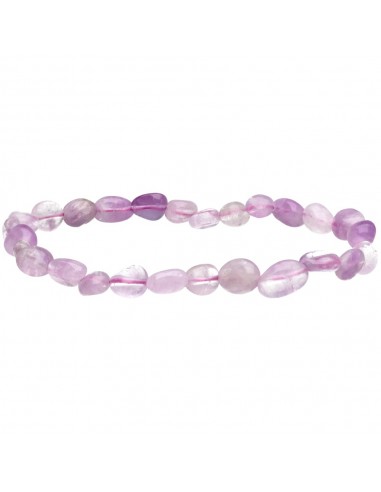 Pulseira Ametista Lavanda com banho...