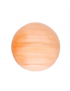 Sphère de sélénite orange 8cm 2