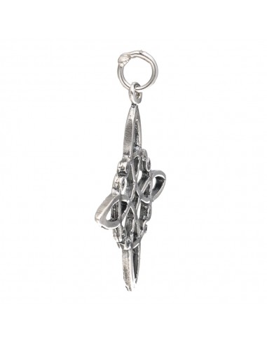 925 Sterling Silver Witch's Knot Pendant