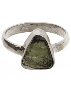 Moldavite Ring in 925...