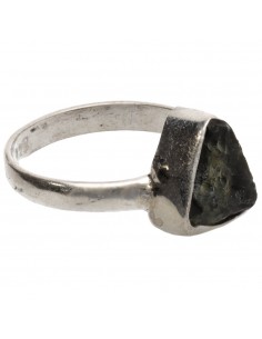 Moldavite Ring in 925... 2