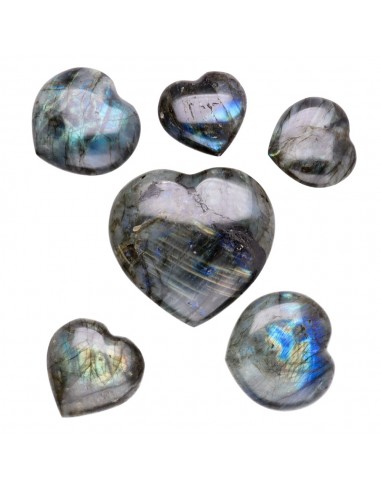 Labradorite Heart