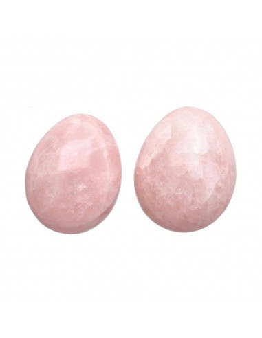 Huevos de Cuarzo Rosa