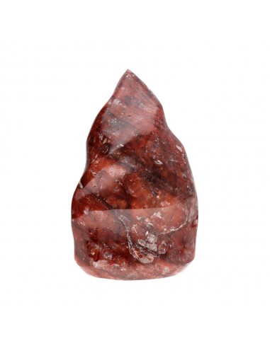 Pointe spirale en quartz hématoïde PCH1