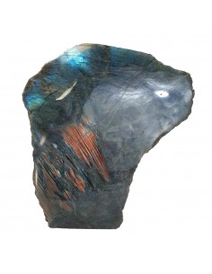 Plaque en labradorite polie...