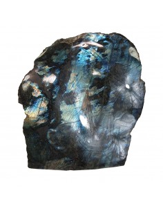 Plaque en labradorite polie...