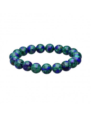 Bracelet d'azurite avec malachite...