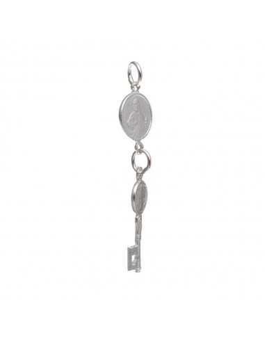 Pendentif clé St. Jude en argent 925
