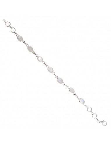 925 Sterling Silver Moonstone Oval...