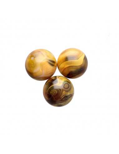 Esfera de ágata colorida pequena