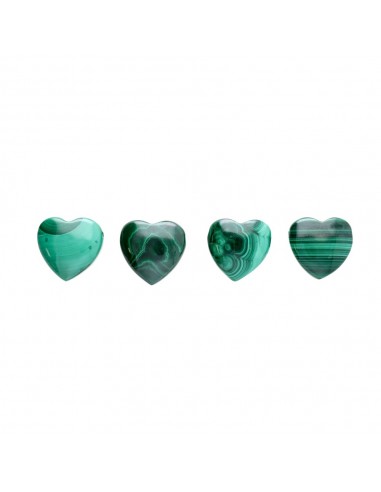 Pendentif petit coeur en malachite