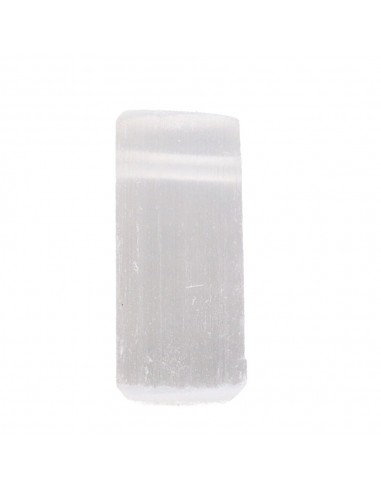Rectangular Selenite Pendant with Hole
