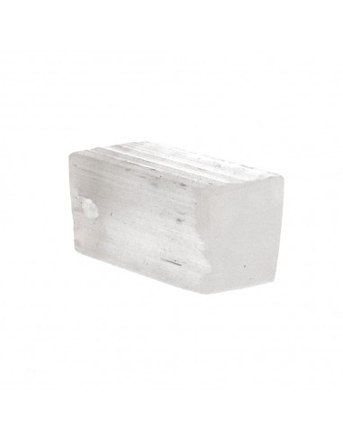 Rectangular Selenite Pendant with Hole