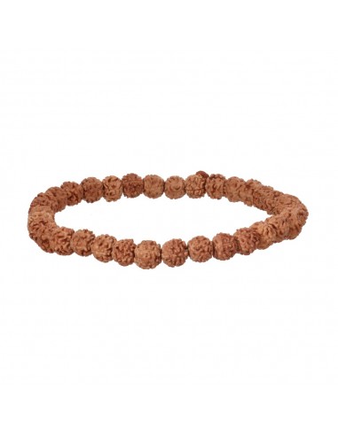 Pulsera Semilla de Rudraksha 6mm
