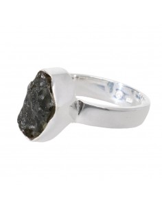 Moldavite Ring in 925... 2