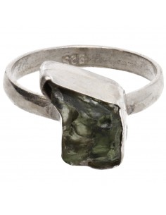 Moldavite Ring in 925...