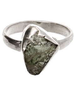 Moldavite Ring in 925...