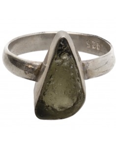 Moldavite Ring in 925... 2