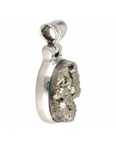 Pendentif Pyrite ovale en... 2